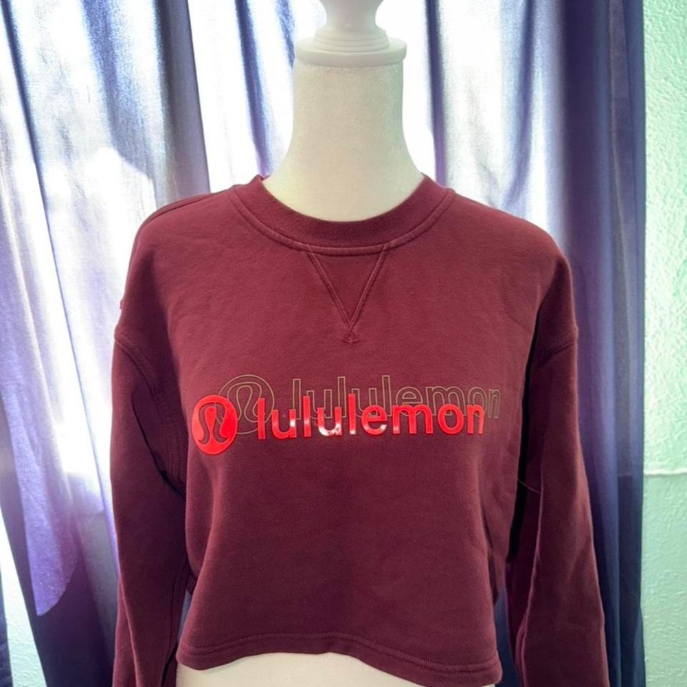 Lululemon All Yours Cropped Crew NWOT‎ Sz 6 Sweatshirt Lunar New Year Limited Ed